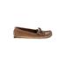 J.Crew Flats: Brown Print Shoes - Women's Size 8 - Almond Toe