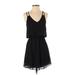 TOBI Casual Dress - Mini: Black Solid Dresses - Women's Size Small