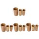 DOITOOL 12 Pcs Bamboo Cupping Massage Tools Nursing Accessories Nursing Supplies Cupping Tool Bamboo Cupping Cans Cupping Cup Body Light Brown Bamboo Jar Home Tools Body Care Tool