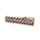 Two-Tone Spiral Striped Tie Clip Metal Personalized Shirt Collar Clip Men's Formal Tie Clip Copper Clip