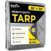 Boen Silver/Black Tarp 30' x 30' in Gray | 0.01 H x 360 W x 360 D in | Wayfair ST-3030