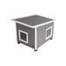 New Age Pet Achilles Outdoor Cat House, Wood in Gray | 20.2 H x 21.8 W in | Wayfair EHKOH37-05XL