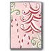 The Holiday Aisle® Candy Cane Holiday II Canvas, Solid Wood in Black/Pink/White | 41 H x 27 W x 1.5 D in | Wayfair 3A01929C89174FF6884D6537CDE8FAD9