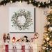 The Holiday Aisle® Holly Farmhouse Wreath I Metal in Black/Gray/White | 40 H x 40 W x 1.5 D in | Wayfair DD12766094144F2C80D22251E6C7D43F