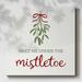 The Holiday Aisle® Mistletoe Wishes I Canvas, Solid Wood in Black/Gray/White | 8 H x 8 W x 1.5 D in | Wayfair 6BD6667A6954492E8714A21CB26FB396