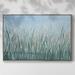 Red Barrel Studio® Tall Grass II Framed On Canvas Print Canvas, Solid Wood in Blue/Green | 25 H x 17 W in | Wayfair