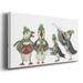 The Holiday Aisle® Puffin Quartet Metal in Black/Green/White | 20 H x 40 W x 1.5 D in | Wayfair D7F2F9D50B4B4864B337667D66DF866F