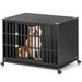 Tucker Murphy Pet™ Dornisha 48" Heavy Duty Dog Crate w/ Self-Locking Latch & Enclosed Design for High Anxiety Dogs in Black | Wayfair