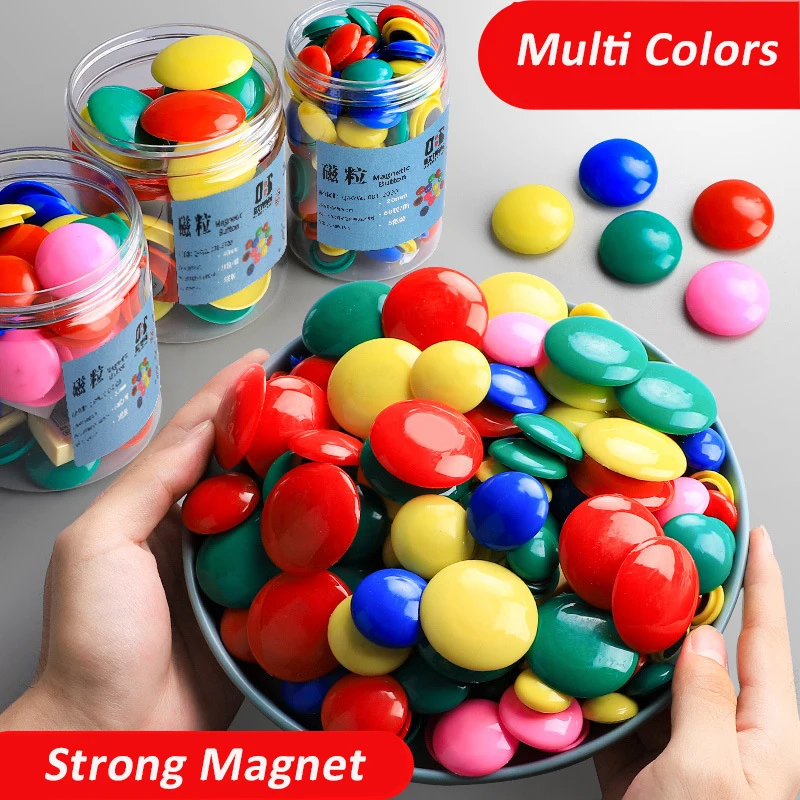 20mm 30mm 40mm rond réfrigérateur réfrigérateur tableau blanc aimant magnétique boutons autocollant pour bureau école maison chambre bricolage décoration