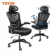 VEVOR Chaise de Bureau Ergonomique Support Lombaire et Appui-Tête Réglable Fauteuil de Bureau