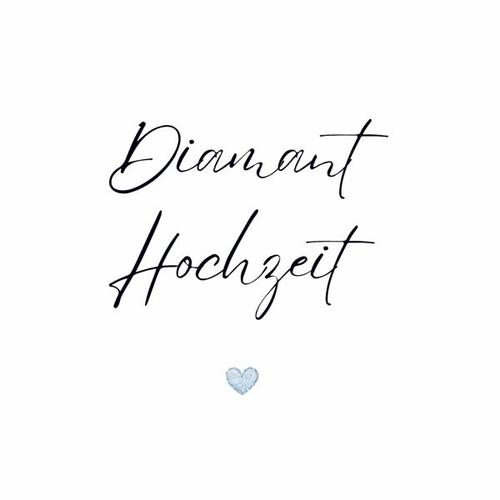 Gästebuch ¿Diamant Hochzeit¿- Premium Gästebuch Blanko – Sara Klein