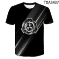 SCP Foundation Secure Contain Protect Fan SCP Wiki Logo Inspired T-Shirt Men Women Children 3D Print