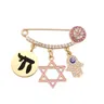 ZKD spilla a forma di spilla stella di David regalo a forma di spilla per bambino ebraico ebraico