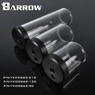 Barrow pc water cooling Half Reservoir D5/MCP655 Pump Cover water cooler Water Tank building YKD5G65-90 YKD5G65-130 YKD5G65-210