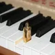 Piano tuning maintenance tool white key weight gauge (copper/weight 70g) white key weight gauge