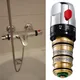 EVERSO Brass Thermostatic Mixing Valve Temperature Control Ceramic Valve for Solar Water Heater
