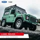 WELLY 1:24 Land Rover Defender Legierung Auto Modell Diecast Spielzeug Off-road Fahrzeuge Metall