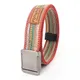 Women Canvas Belt Fashion Breathable Leisure Bohemia Belt Metal Buckle Sport Jeans Accessories