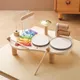 Baby Wooden Drum Music Toy Simulation Gong and Wind Chime Children's Sound Toy Assembly Music Toy