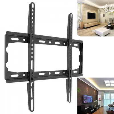 Universal 25KG/35KG TV Wall Mount Bracket Fixed Flat Panel TV Frame for 12 - 37 or 26 - 55/60 Inch