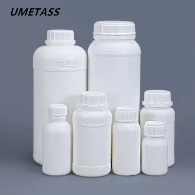 Leere kunststoff Fluorinated flasche mit Originalitäts Cap dicht container flüssigkeit nachfüllbar