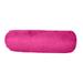 8" X 20" Fuchsia Bolster Zippered Microsuede Solid Color Bolster Pillow