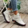 Ortho pä dische Schuhe weiches Leder Wohnungen Frauen fahren Slipper Pelz Mokassins Frau Kissen Sneaker Mutter rot Plüsch Schuhe große Größe 42