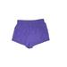Sexy Basic Athletic Shorts: Purple Solid Activewear - Women's Size 2X-Large