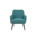 Button Tufted Armchair Sofa Barrel Chair Velvet Dining Desk Chairs