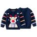 CSCHome Baby Boy Christmas Knitted Sweater Lightweight Sweater Pullover Sweater for Toddler Kids New Long Sleeve Kids Clothes for 1-7Y