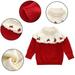 KYAIGUO Baby Girl Crewneck Sweater for Toddler Breathable Pullover Sweater for 9M-6Y New Long Sleeve Kids School Party Clothes