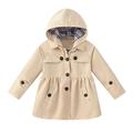 Lindreshi Winter Coats for Toddler Girls and Boys Toddler Kids Baby Boys Girls Fashion Solid Color Windproof Jacket Detachable Hooded Windbreaker Coat