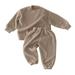 Baby Girls Boys Autumn Solid Cotton Long Sleeve Long Pants Set Outfits Clothes Gifts for Men Baby Clothes Boy Long Sleeve Sets Toddler Romper 2T Boy Long Sleeve Baby Bodysuit Long Sleeve Set