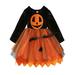 1-6Y Halloween Costume for Girls Kids Toddler Tutu Dress Birthday Holiday Party Dress Up