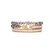 18K-Gold-Plated & Multi-Gemstone Beaded Wrap Bracelet