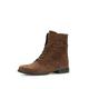 Gabor Women Ankle Boots, Ladies Lace-up Ankle Boot,Removable Insole,lace-up Bootie,Winter Boot,Half-Boots,Brown (New Whisky) / 18,40.5 EU / 7 UK