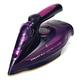 DUNSBY Steam Iron 2400W Cordless Electric Steam Iron 5 Speed Adjust for garment Steam Generator Clothes Ironing Steamer Ceramic Soleplate Portable (Color : Purple)