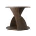 Theodore Alexander Adelmo Side Table Wood in Brown | 24.75 H x 28.25 W x 28.25 D in | Wayfair 5006-054.C118