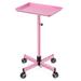 K-Salon 43" H x 17.9" W Utility Cart w/ Wheels Plastic in Pink | 43 H x 17.9 W x 12.8 D in | Wayfair T-011N-P