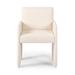 AllModern Leny Linen Arm Chair Wood/Upholstered/Fabric in Brown | 33 H x 23.25 W x 27.25 D in | Wayfair 08E9CBBF1B9343ACB432BE79318ADBAD