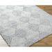 Gray/White 83.86 x 62.99 x 0.55 in Area Rug - Foundry Select Freud Machine Woven Rug Polyester | 83.86 H x 62.99 W x 0.55 D in | Wayfair