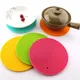 Cowijk-Non-ald Pot Holder Round Heat Degré Polymères en silicone Clicks Cup Napperon de table