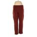 Chico's Casual Pants - Low Rise: Burgundy Bottoms - Women's Size Medium