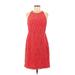 J.Crew Factory Store Casual Dress: Red Dresses - Women's Size 8