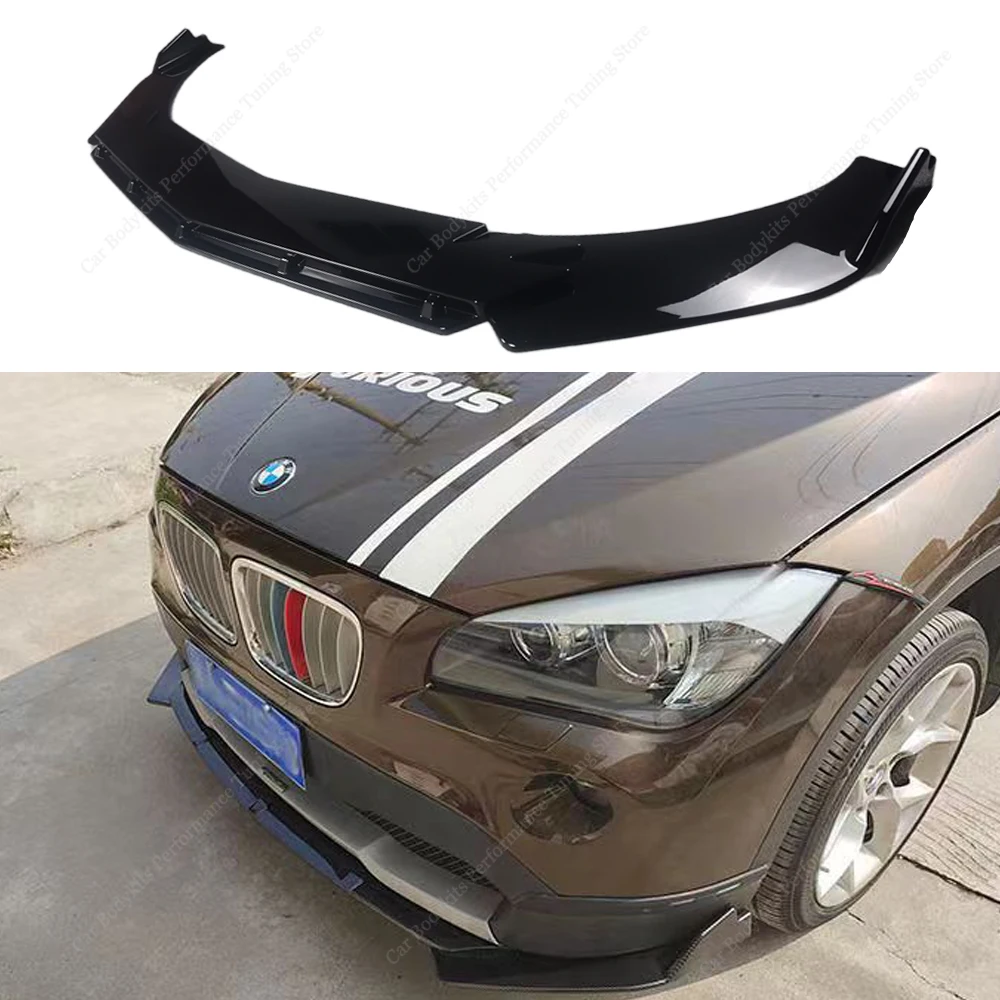 Per Bmw X1 E84 Racing Style 3Pcs paraurti anteriore Lip Spoiler Splitter diffusore X1 18i 18d 20i 20d 23d 25i 28i 2009-2015 Tuning