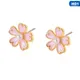 Mode Imition Perle Rosa Kirsche Blossom Stud Ohrringe Für Frauen Frische Rosa Sakura Perle Blume