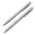 Stainless Steel Ball Point Pen. Small Rotating Ball Point Pen 10cm Metal Ball Point Pen Pocket Mini