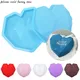 Silicone world Heart Shaped Silicone Cake Mold Baking Pan 3D Diamond Heart Mold Pastry Cake Mousse