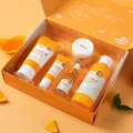 5pcs LAIKOU Vitamin C Skin Care Sets Face Cream Facial Cleanser Essence Toner Eye Cream Moisturizing