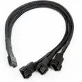 4 Pin Y Splitter Cable 4 Pin PWM Female to 3/4 Pin Motherboard CPU Fan PC Case Fan Extension Adapter